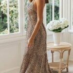 Toperth Summer Leopard Long Dresses – TOPERTH