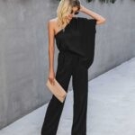 Toperth One-shoulder Party Fashionable Jumpsuit – TOPERTH