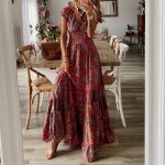 Toperth Stop and Stare Paisley Print Maxi Dress – TOPERTH Toperth Stop and Stare Paisley Print Maxi Dress – TOPERTH