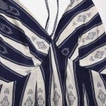 Toperth Retro Print Backless Long Dress – TOPERTH