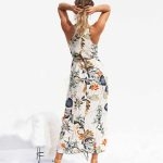 Toperth Floral Printed Halter Neck Maxi Dress – TOPERTH