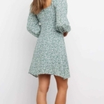 Toperth Long Sleeve Print Mini Dress – TOPERTH
