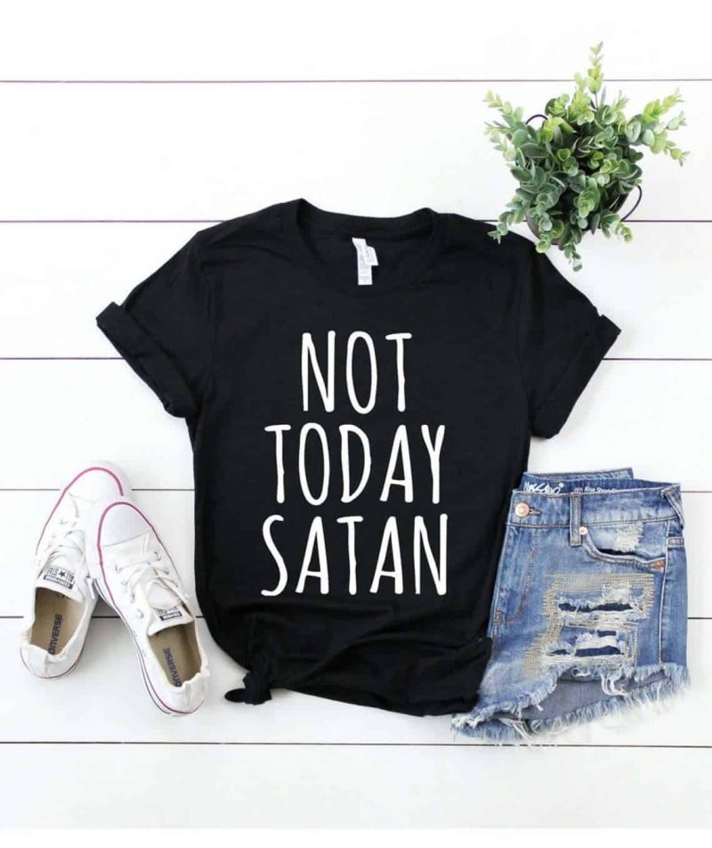 Toperth Not Today Satan T-Shirt – Toperth