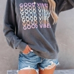 Toperth Good Vibes Sweatshirt – TOPERTH
