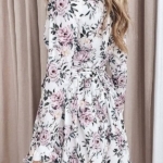 Toperth Floral Wrap Ruffle Mini Dress – TOPERTH