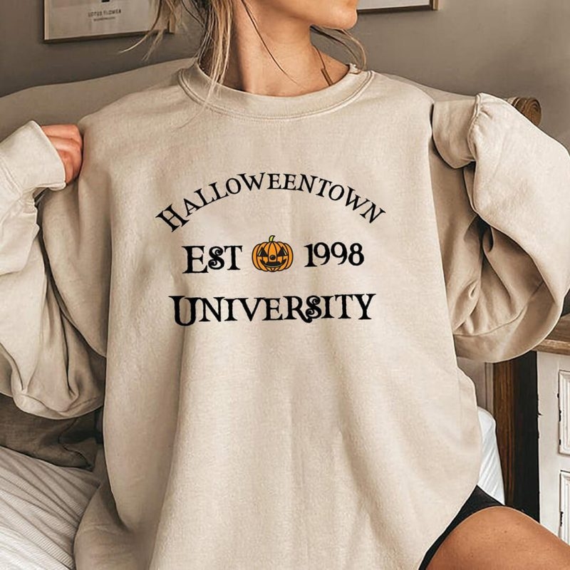 Toperth Khaki Halloweentown University Crewneck Sweatshirt – Toperth