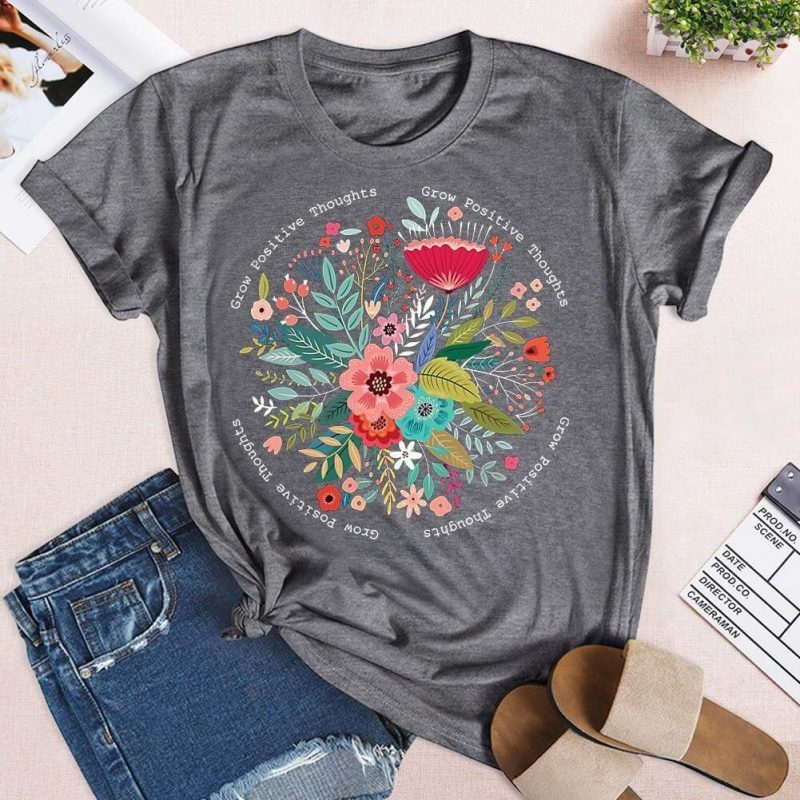 Toperth Flower Bohemian T-Shirt – Toperth