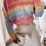Toperth Tie Dye Fill Your Heart Sweater – TOPERTH