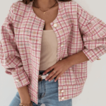 Toperth Fall Casual Button Up Plaid Jacket – TOPERTH
