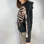 Toperth Halloween Skull Skeleton Print Hoodies – TOPERTH