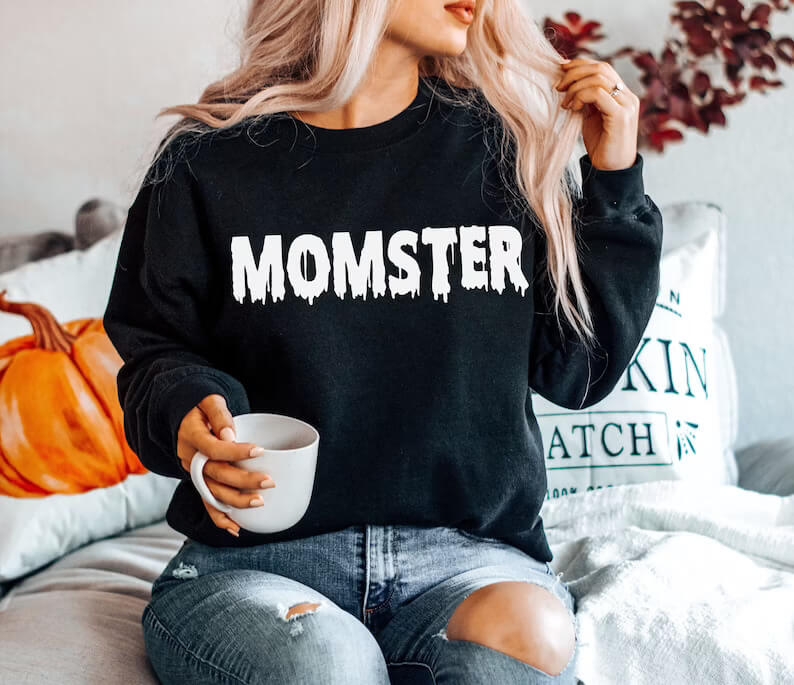 Toperth Monster Halloween Sweatshirt – Toperth