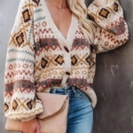 Toperth Boho Button Front Relaxed Cardigan – TOPERTH