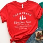 Toperth Christmas Farm Fresh Christmas Trees T-Shirt – TOPERTH