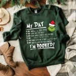 Toperth I’m Booked Funny Grinch Christmas Holiday Sweatshirt – TOPERTH