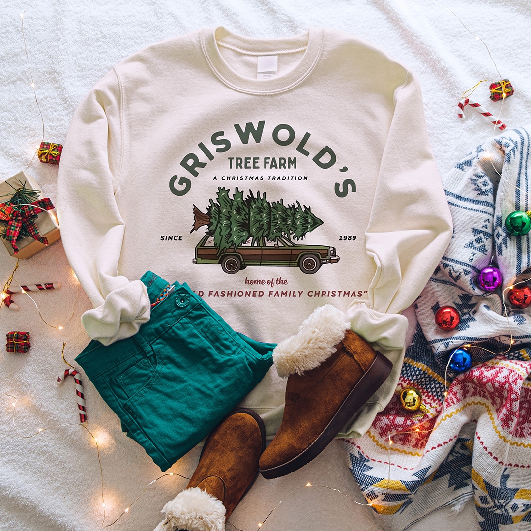 Toperth Christmas Griswold's Tree Farm Sweatshirts – Toperth