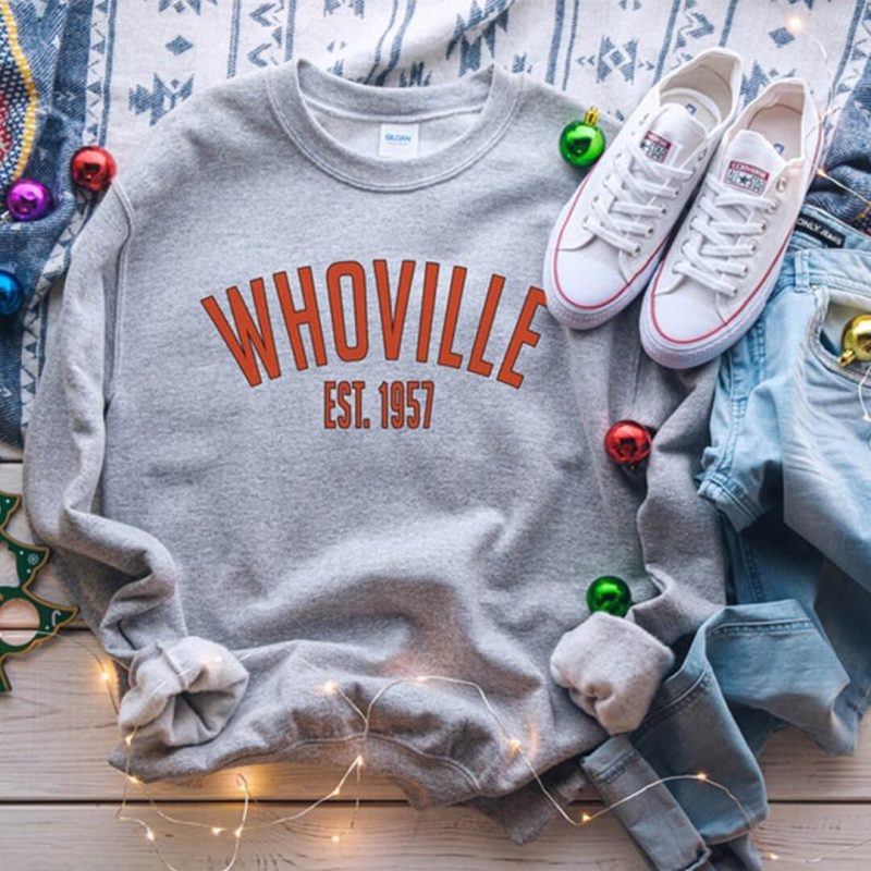 Toperth Christmas Whoville EST.1957 Sweatshirts – Toperth