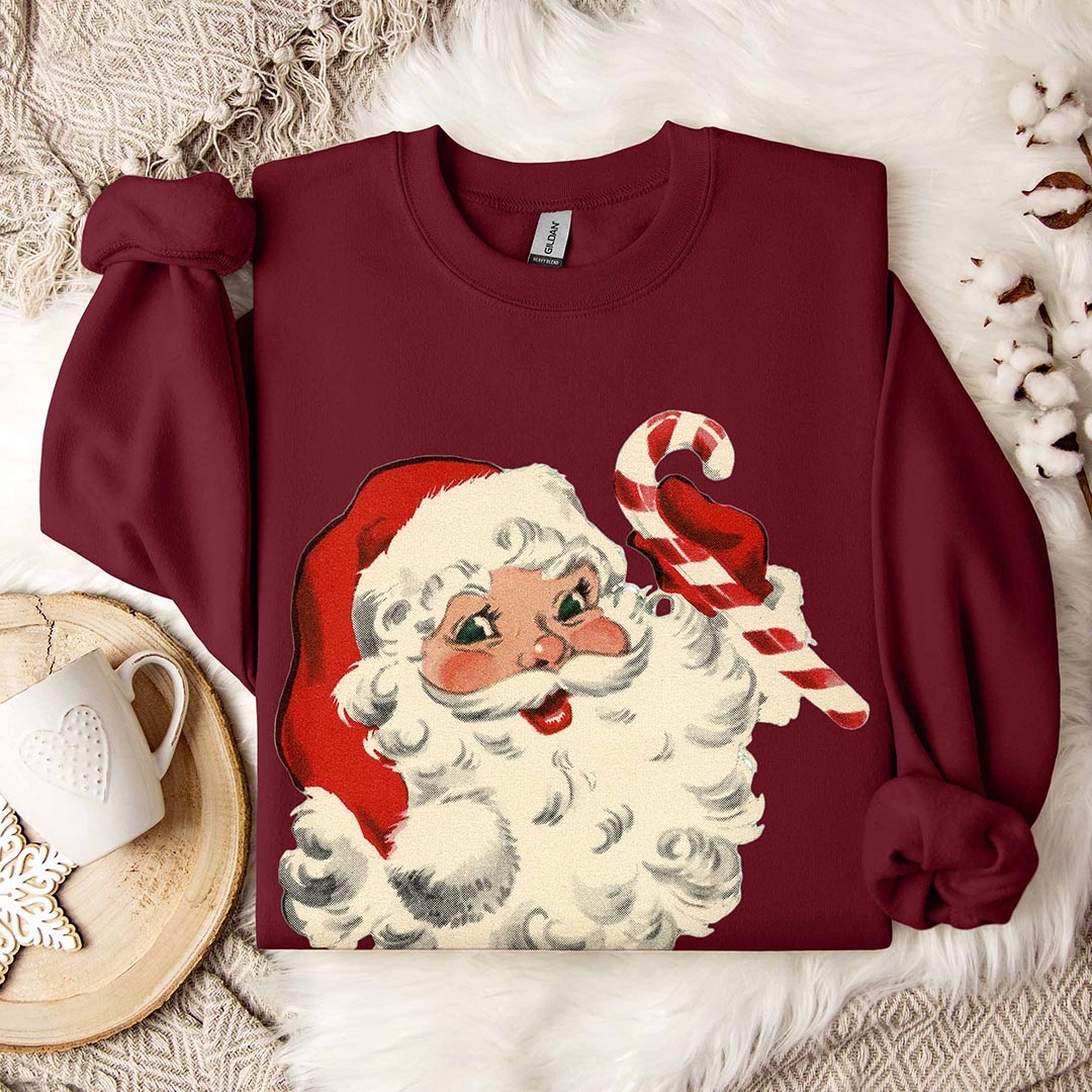 Toperth Christmas Retro Santa Sweatshirts – Toperth