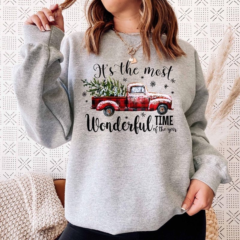 Toperth Christmas It is The Most Wonderful Time of The Year Sweatshirt – Toperth