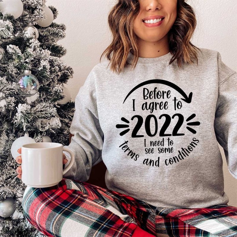 Toperth Christmas Before I Agree to 2022 Sweatshirts – Toperth