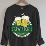 Toperth St Patricks Day Cheers to Beer Sweatshirt – TOPERTH