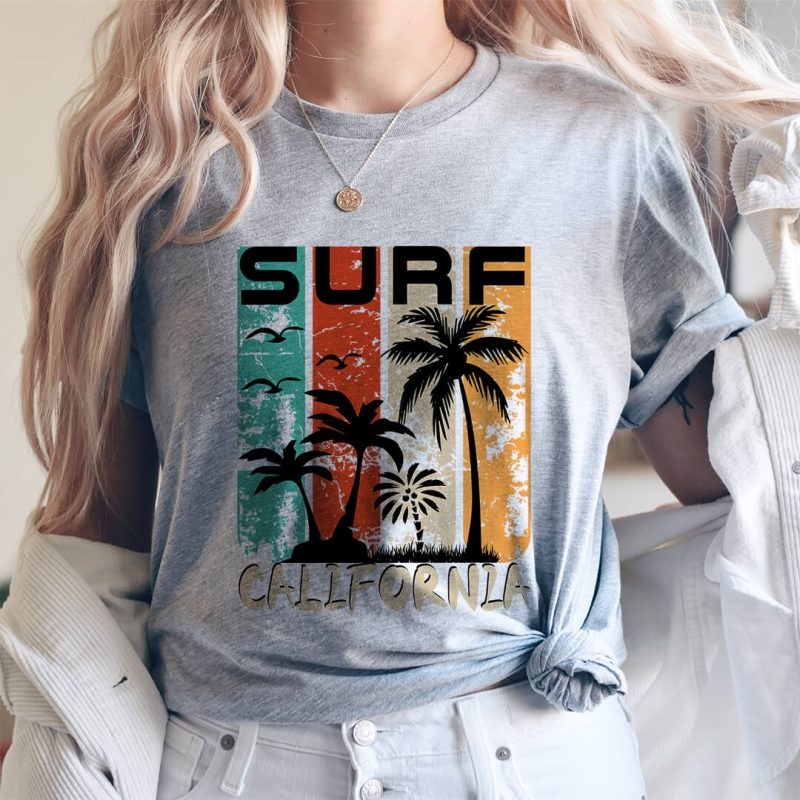 Toperth Summer Surf California T-Shirt – Toperth