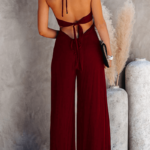 Toperth Top Influencer Halter Solid Color One Piece Jumpsuit – TOPERTH
