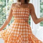 Toperth Irregular Wave Pattern Halter High Waist Slim Dress – TOPERTH
