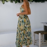 Toperth Boho Spaghetti Straps Floral Maxi Dress – TOPERTH