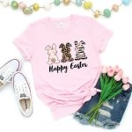 Toperth Happy Easter Three Bunnies T-Shirt – TOPERTH