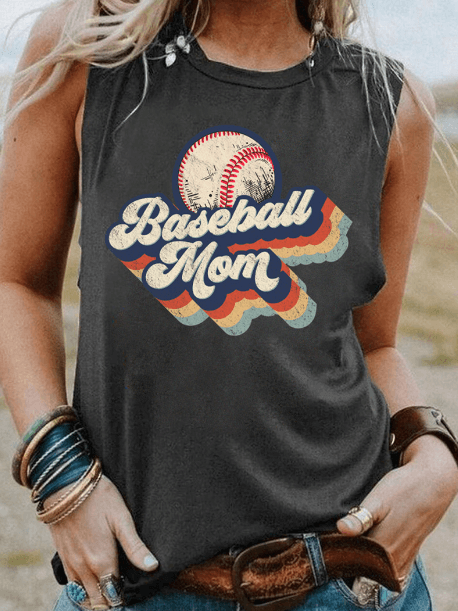 Toperth Retro Baseball Mom Tank Top – Toperth