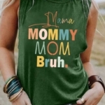 Toperth Mama Mommy Mom Bruh Tank Top – TOPERTH