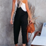 Toperth Candace Black Pocketed Jumpsuit – TOPERTH