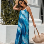 Toperth Casual Strap Tie-Dye Printing Jumpsuit – TOPERTH