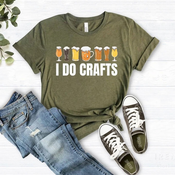 Toperth I Do Crafts T-Shirt – Toperth