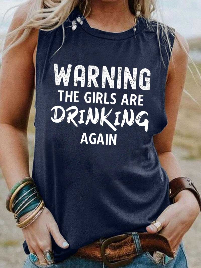 Toperth The Girls Are Drinking Again Tank Top – Toperth