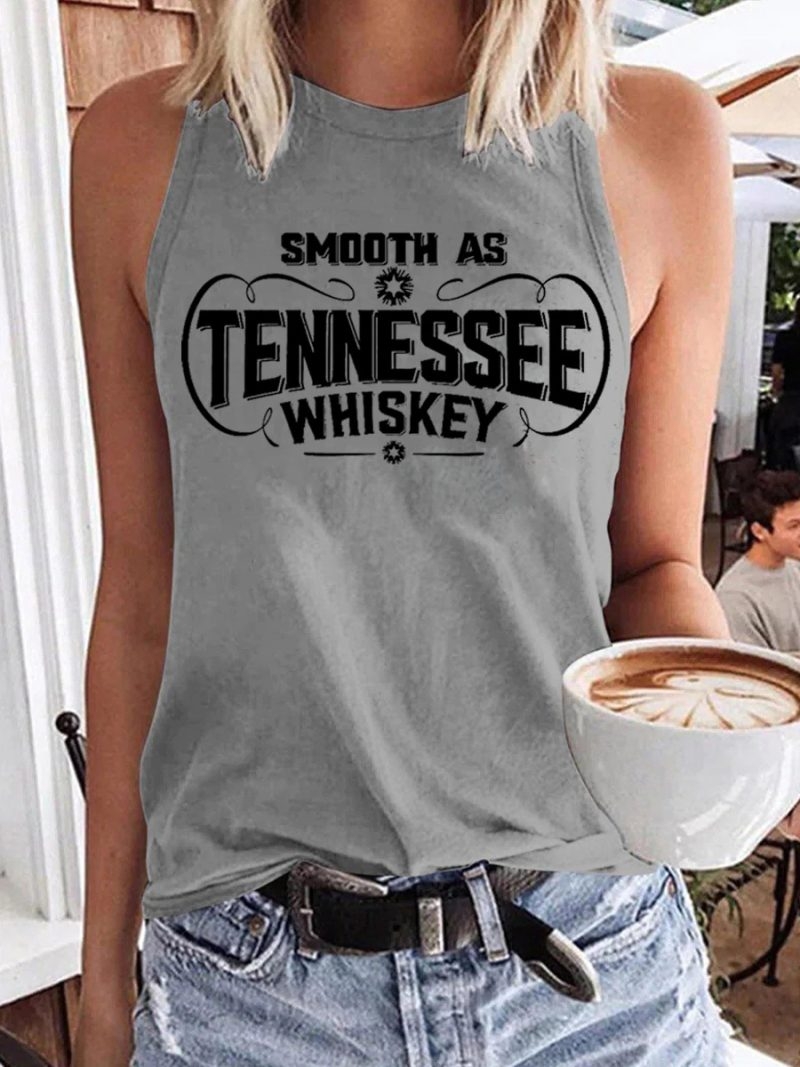 Toperth Smooth As Tennessee Whiskey Tank Top – TOPERTH
