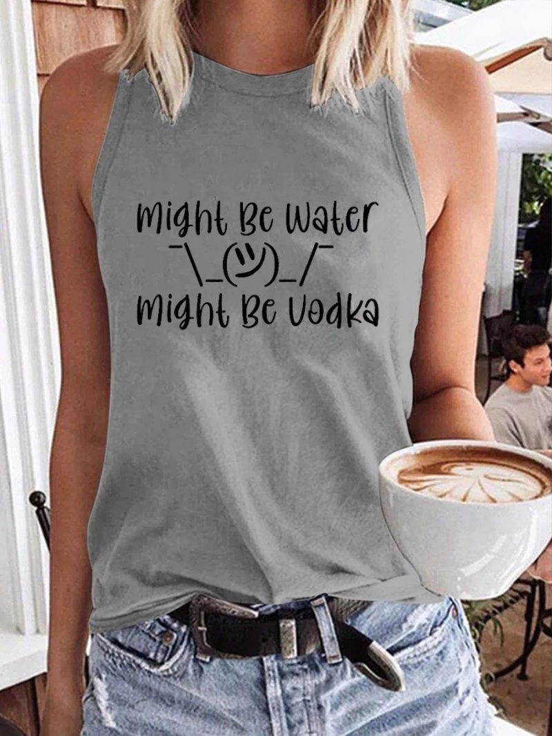 Toperth Might Be Water Might Be Vodka Tank Top – TOPERTH