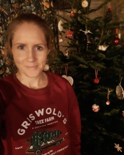 Toperth Christmas Griswold's Tree Farm Sweatshirt photo review