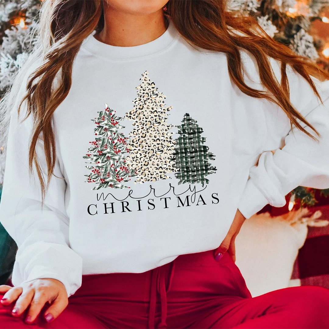 Toperth Merry Christmas Crewneck Sweatshirt – Toperth
