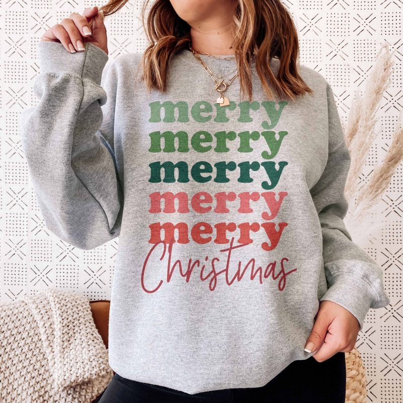 Toperth Merry Christmas Sweatshirts – Toperth