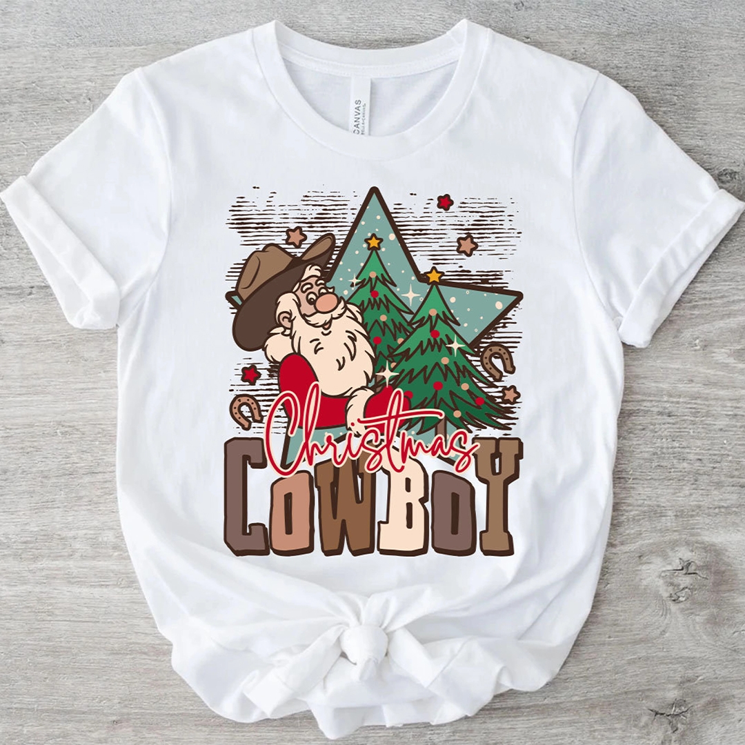 Toperth Christmas Cowboy T-Shirt – Toperth