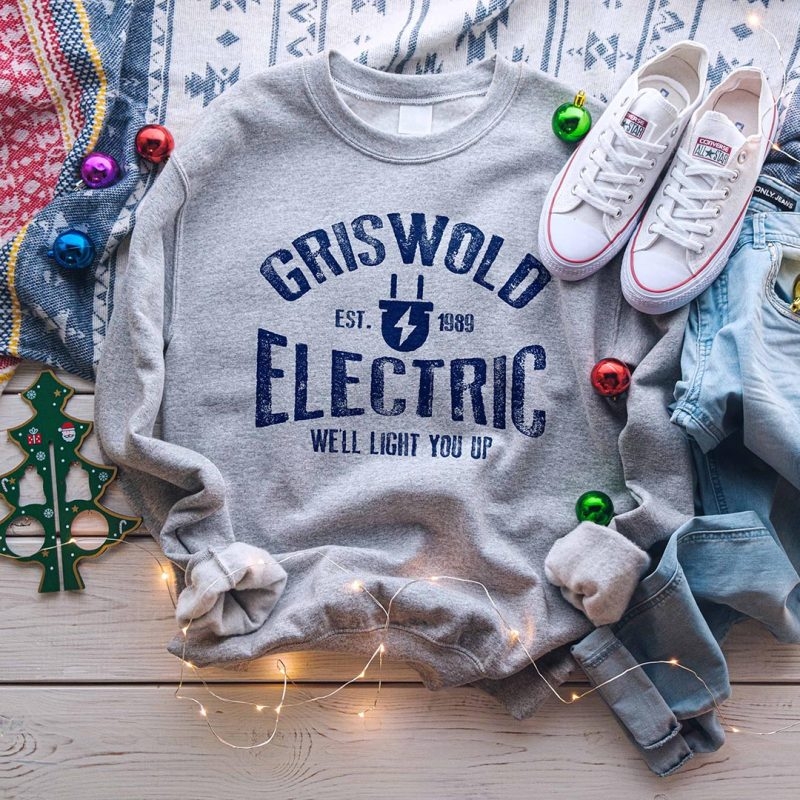 Toperth Griswold Electric Christmas Sweatshirts – Toperth