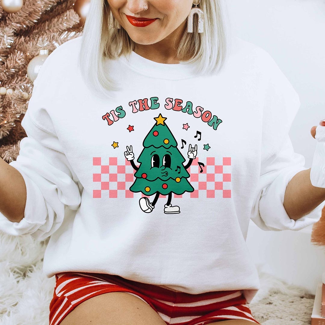 Toperth Tis the Season Christmas Tree Sweatshirt – Toperth