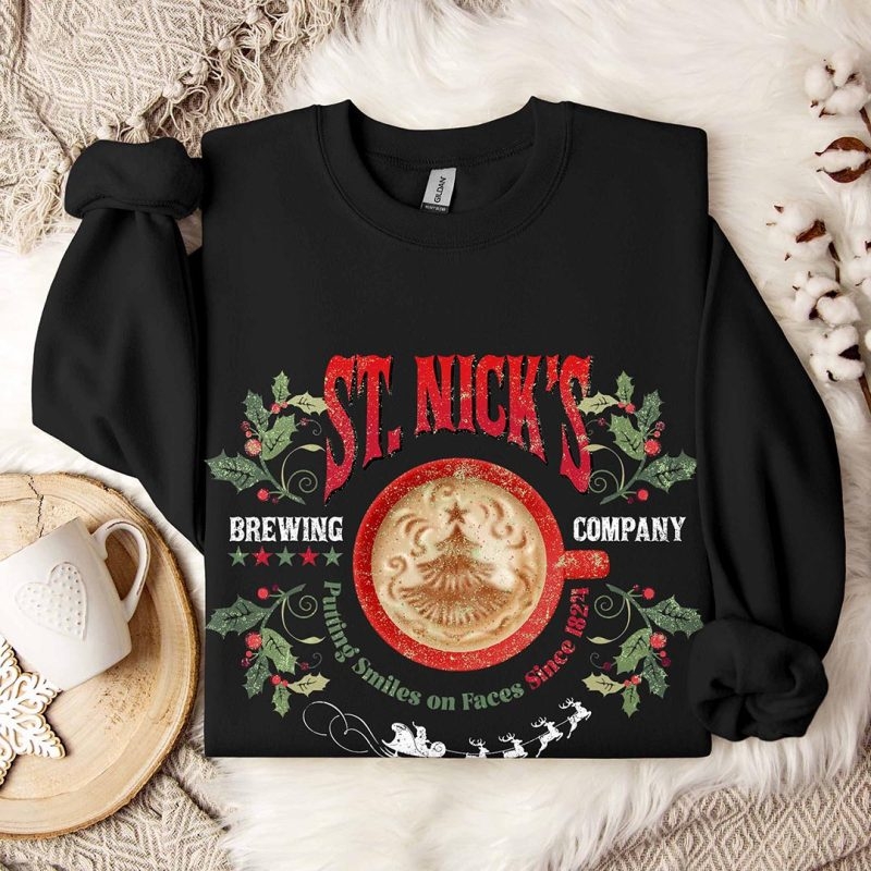 Toperth Christmas St. Nick's Brewing Co Sweatshirt – Toperth