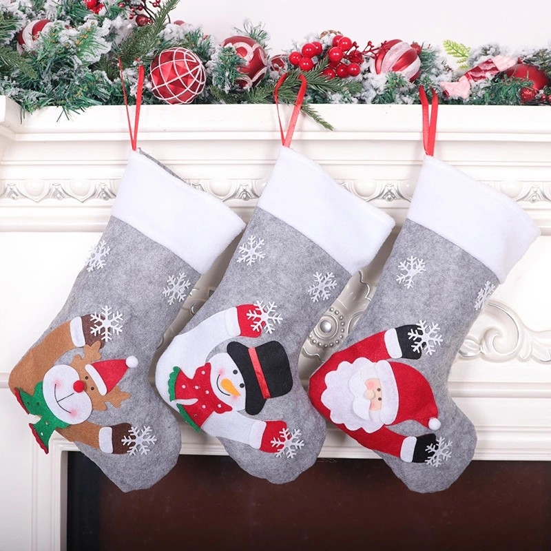 Toperth Santa Christmas Stockings Gift Bag – Toperth
