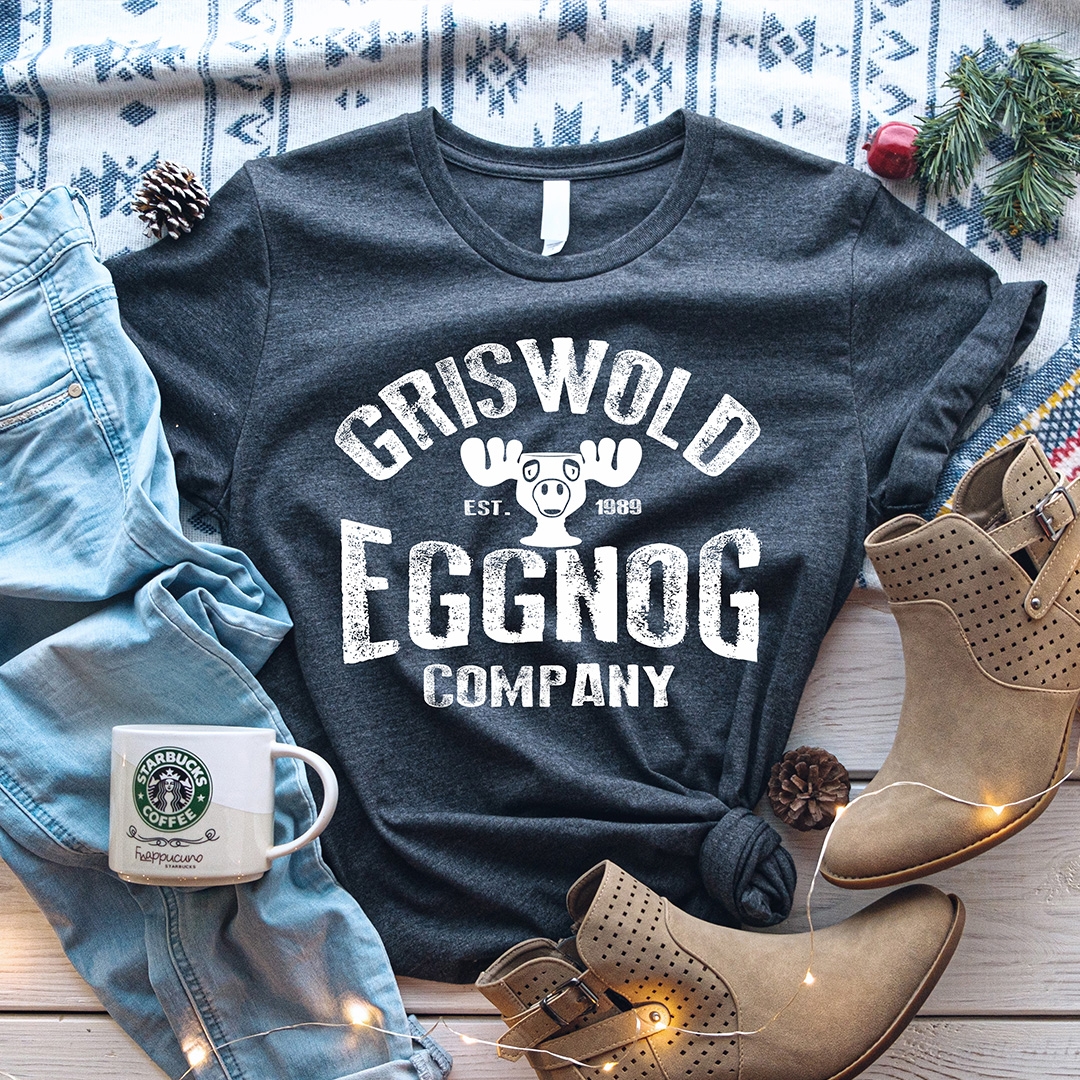 Toperth Griswold Eggnog Company Christmas T-Shirt – Toperth