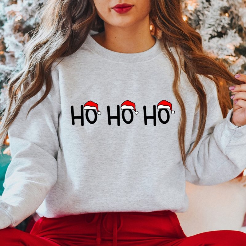 Toperth Ho Ho Ho Christmas Sweatshirt – Toperth