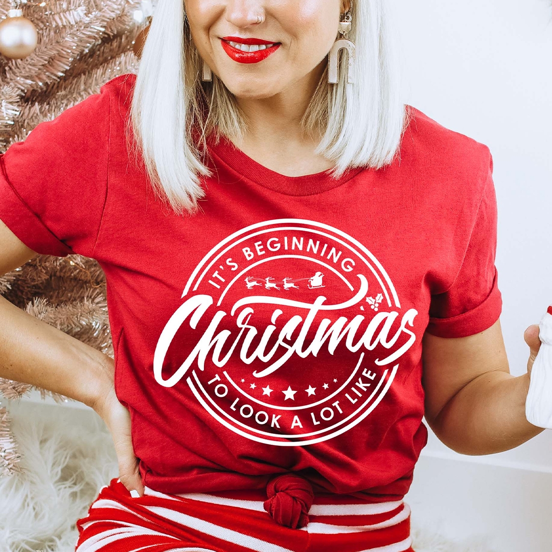 Toperth Its Beginning to Look a Lot Like Christmas T-Shirt – Toperth