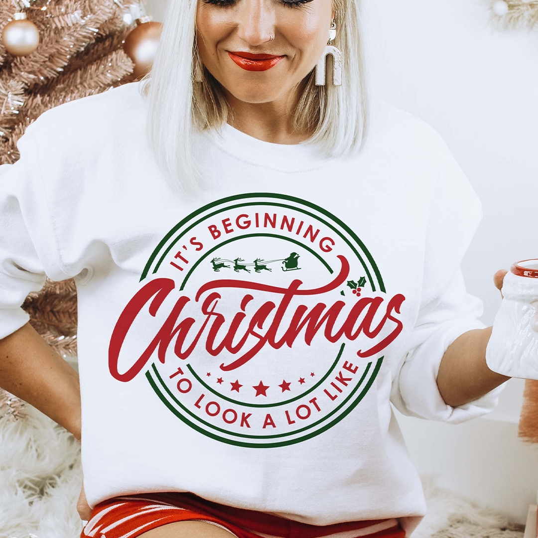 Toperth Its Beginning to Look a Lot Like Christmas Sweatshirt – Toperth