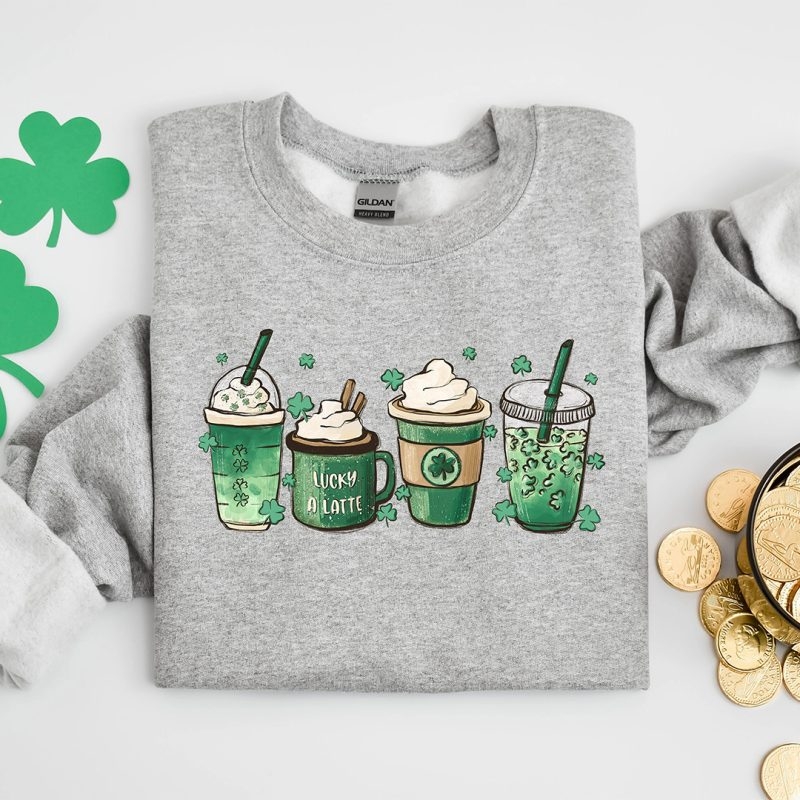 Toperth St. Patrick's Coffee Sweatshirts – Toperth